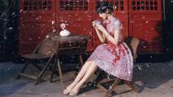 唯美古韵美女田曦薇桌面壁纸