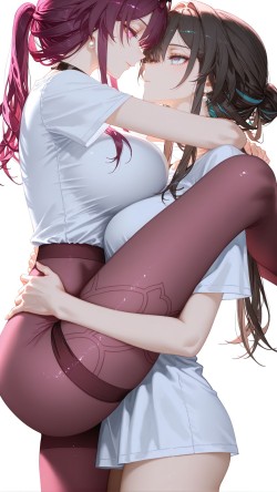 拥抱 崩坏星穹铁道 卡夫卡 阮梅 姬子 二次元美图