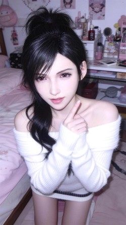 蒂法日常 最终幻想7 打破次元壁 高清壁纸 sexygirl