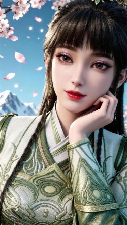 剑来阮秀换了套翠绿新衣服 热门动漫 美女图片 国漫动画
