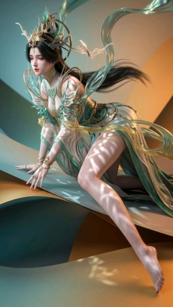 柳神美图 九劫焚天 完美世界 国漫女神图片