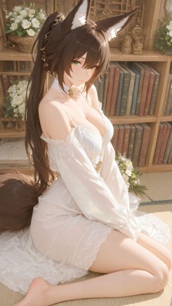 崩坏星穹铁道停云、阮梅、银狼，二次元游戏少女图片壁纸，书房地毯书架