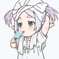 泡完温泉来根冰棍 葬送的芙莉莲 二次元动漫可爱头像