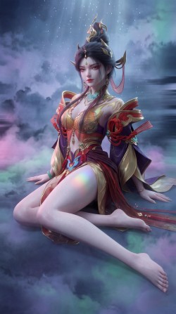 永劫无间游戏角色南宫锦壁纸，成熟稳重型美女