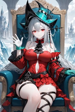 二次元少女 明日方舟斯卡蒂 美图壁纸美腿 推荐分享收藏