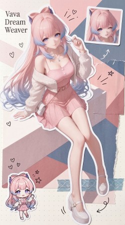 原神 刻晴 丝柯克 仆人 二次元游戏 同人二创 唯美