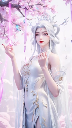 诛仙3 新小白 ai绘画 国漫女神 高清壁纸图片