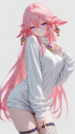 🐾Share wallpaper 二次元游戏原神角色 八重神子