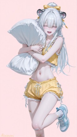 鸣潮 绯雪可爱版 二次元女孩图片壁纸 热门游戏角色