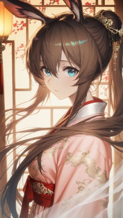 明日方舟阿米娅 古代古装兽耳 高清图片