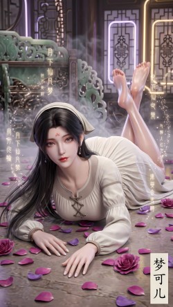 《神墓》里的梦可儿素人装 辰南梦可儿大婚 国漫壁纸 国漫女神