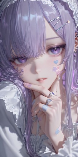 <strong>二次元</strong>少女美图壁纸图片 手机锁屏桌面超好看！！！
