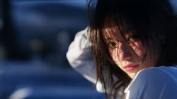 暗光风格 光影侧脸<strong>美女</strong> 超高清电脑桌面壁纸