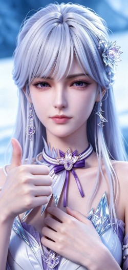 圣采儿写实版国漫壁纸，不愧是神印王座女主