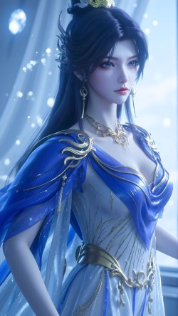 动漫国漫美女 云深不知梦 云望舒 <strong>ai绘画</strong>高清壁纸图片
