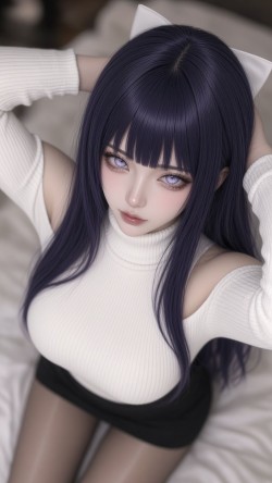 火影忍者向日雏田壁纸，超高清二次元动漫美女