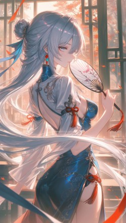 <strong>崩坏星穹铁道</strong>超高清手机壁纸 二次元游戏美女角色 旗袍阮梅