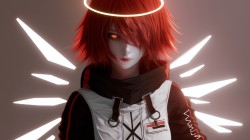 <strong>明日方舟</strong> 能天使 ai绘画 aigc 二次元游戏电脑壁纸