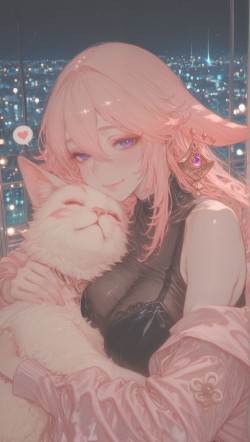 芙宁娜 雷电将军 八重神子 神里绫华 ，二次元游戏原神角色人物美女御姐