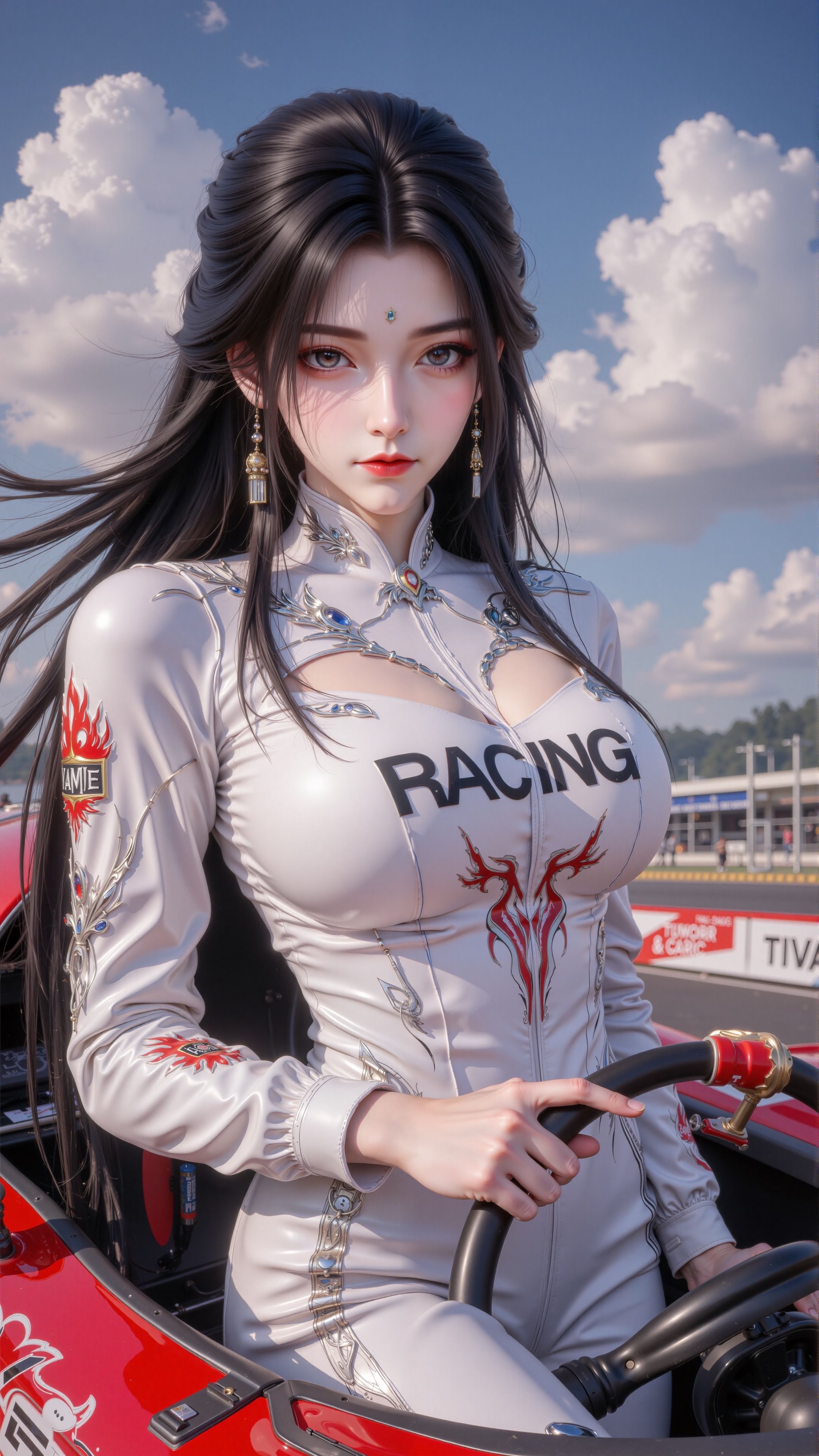 赛车手版 陆雪琪 诛仙动漫美图壁纸 美女图片