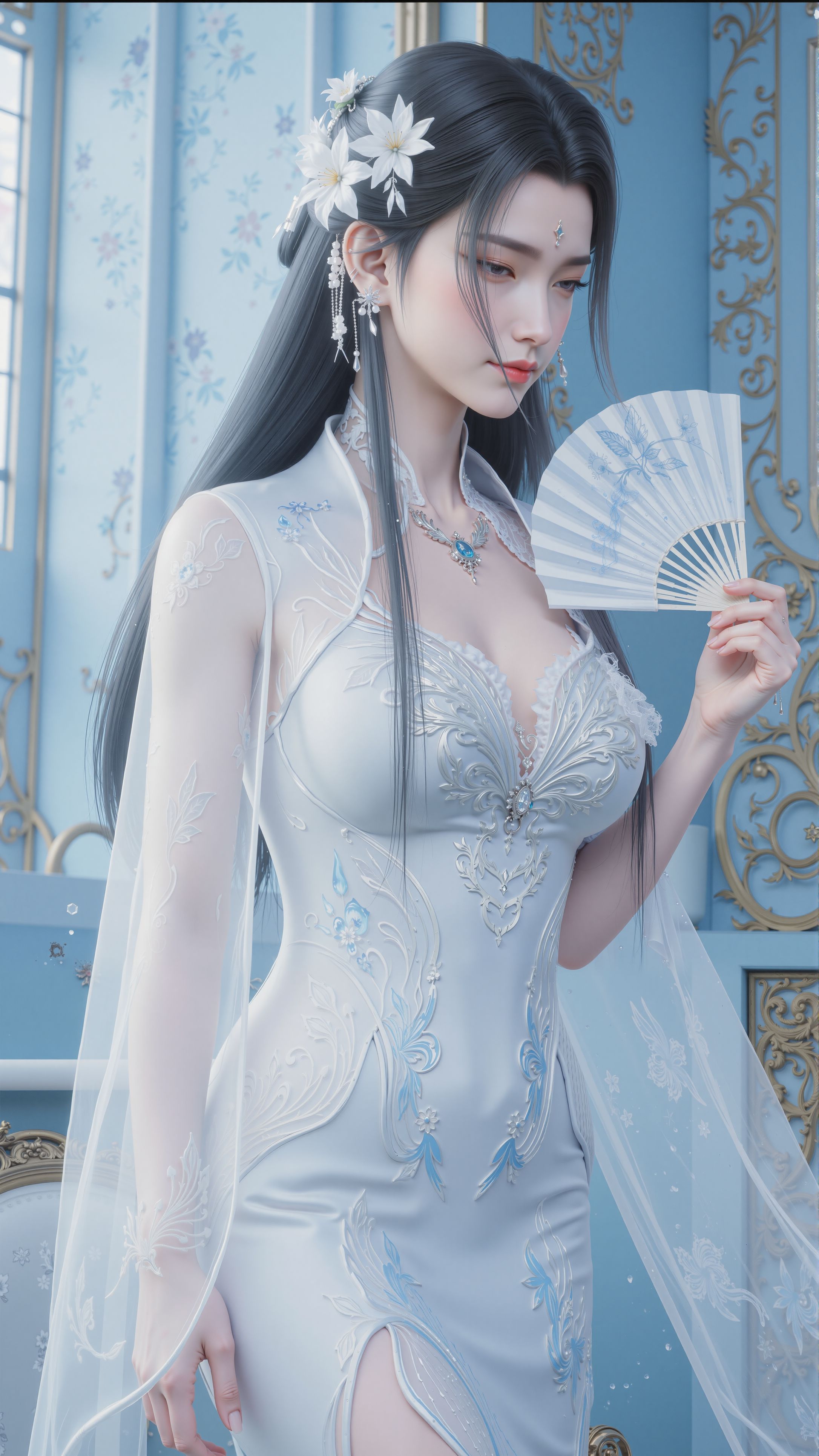 诛仙3 旗袍陆雪琪 嫉妒张小凡 国漫女神美女古风动漫壁纸图片