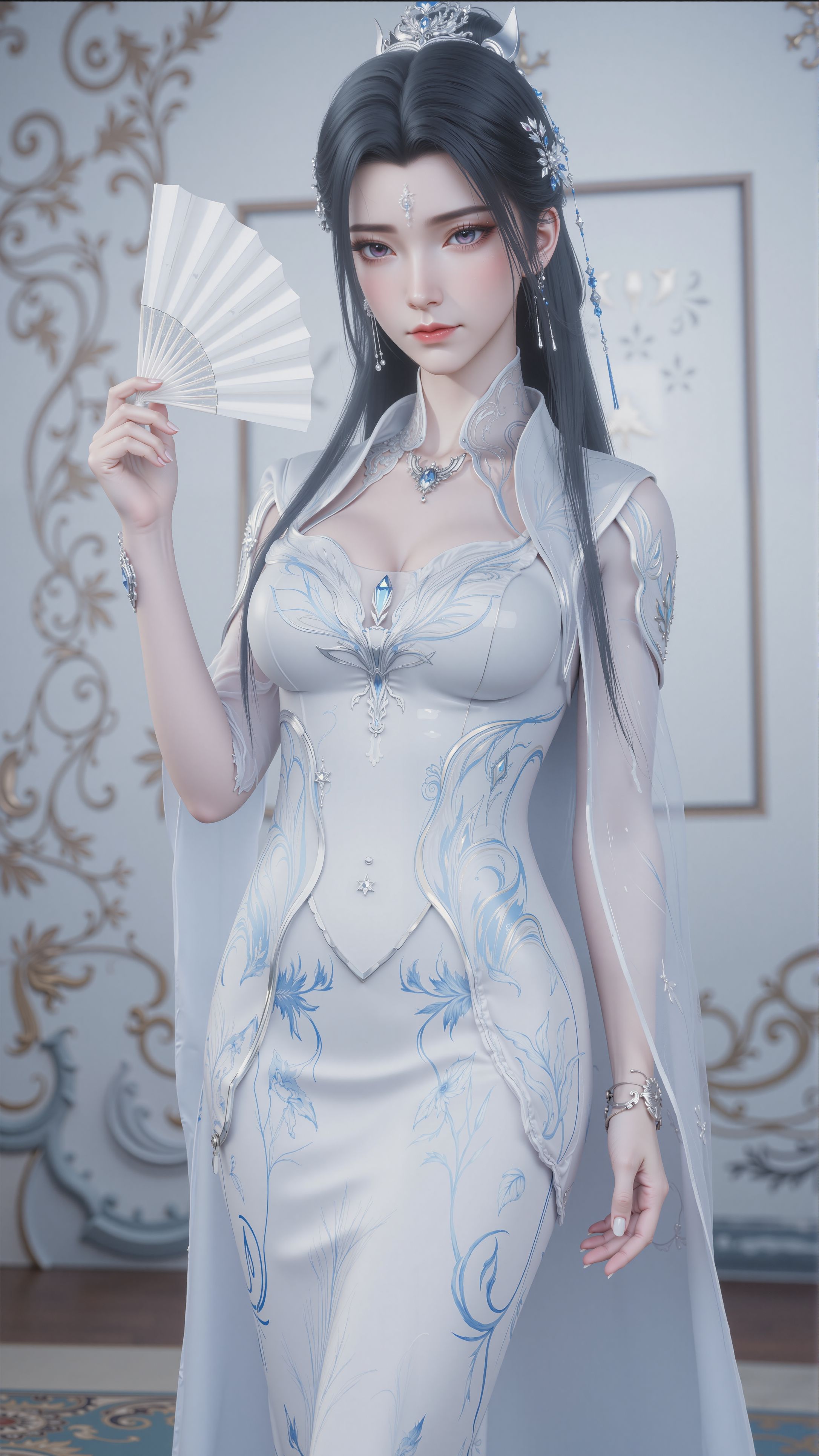 诛仙3 旗袍陆雪琪 嫉妒张小凡 国漫女神美女古风动漫壁纸图片