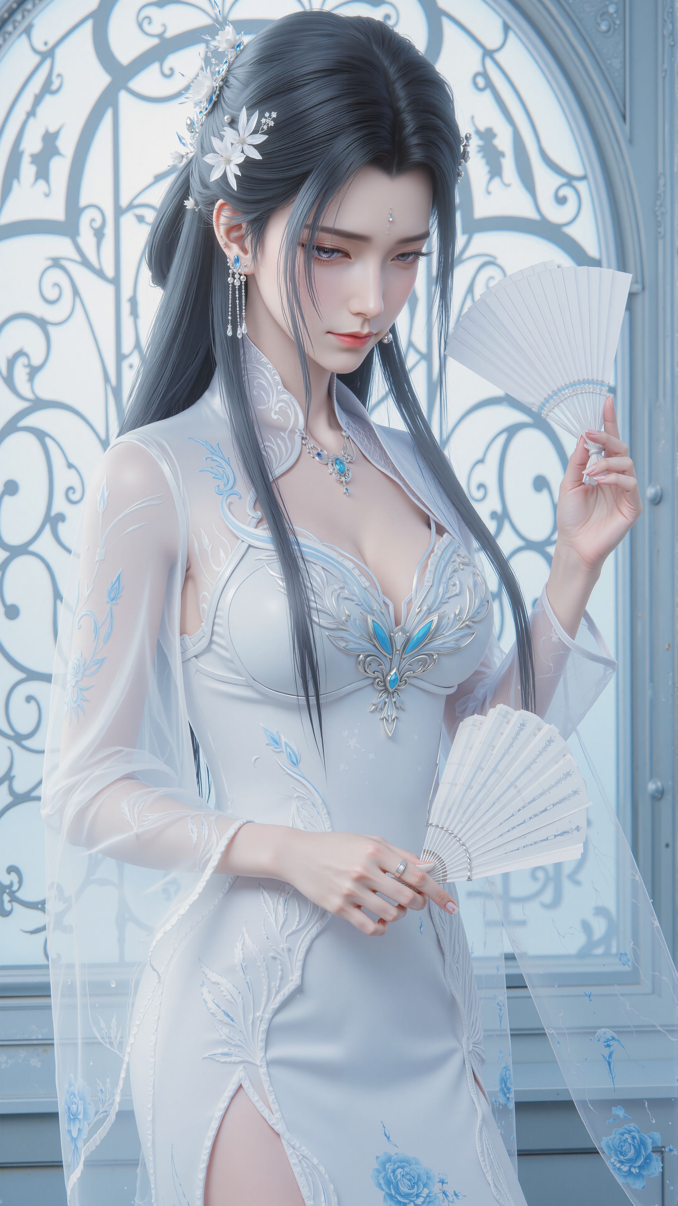 诛仙3 旗袍陆雪琪 嫉妒张小凡 国漫女神美女古风动漫壁纸图片