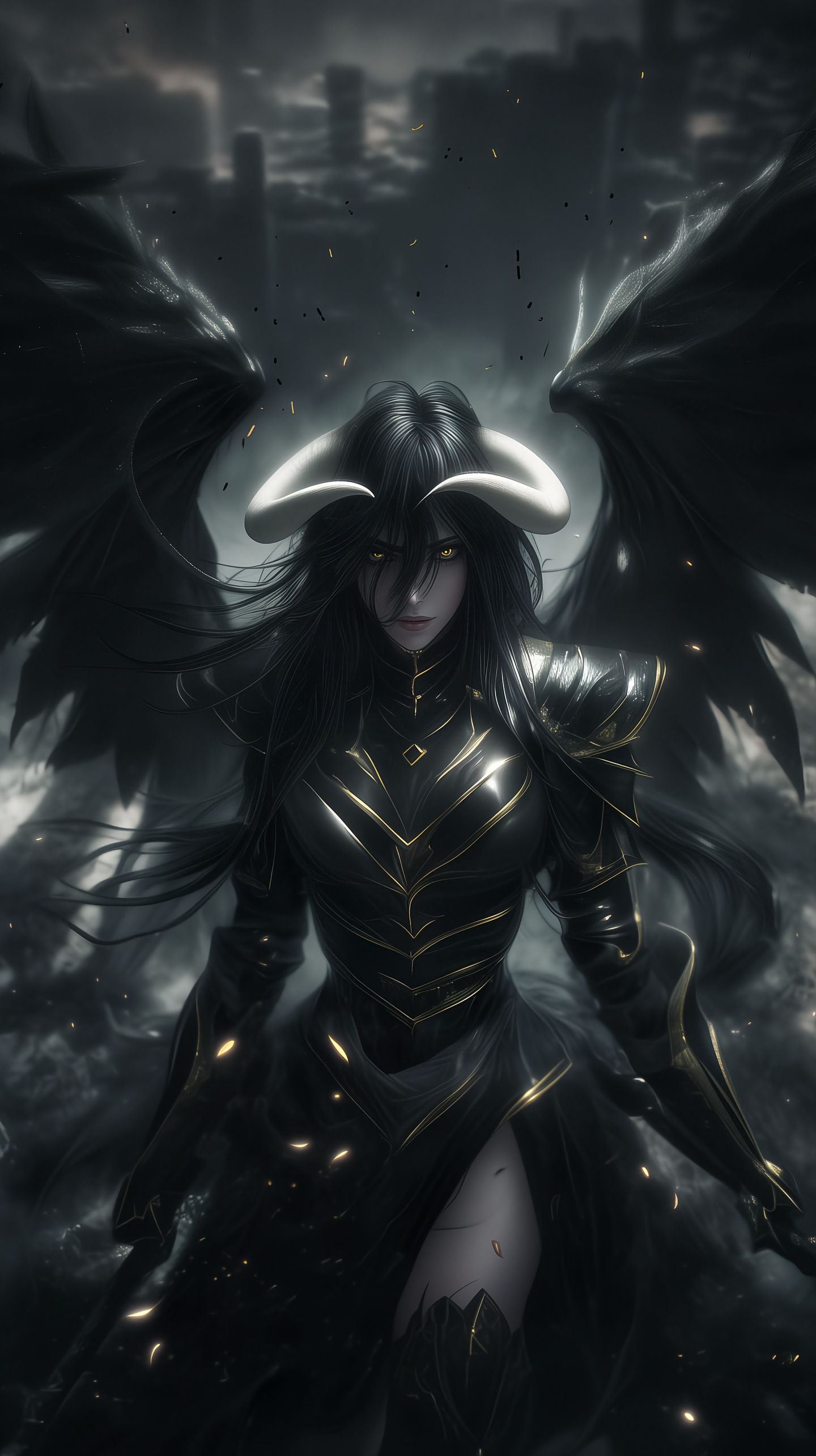 超酷超帅 overlord 雅儿贝德 ai绘画壁纸 手机锁屏桌面超美图片