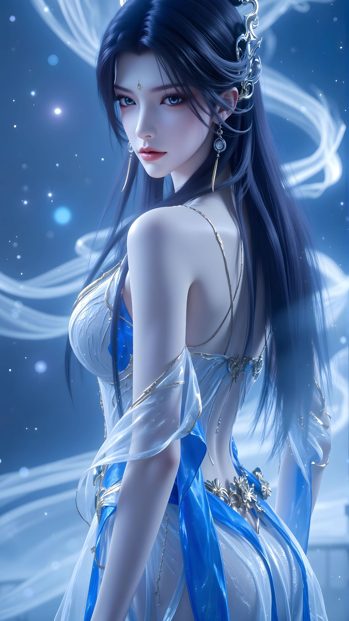 动漫国漫美女 云深不知梦 云望舒 AI绘画高清壁纸图片