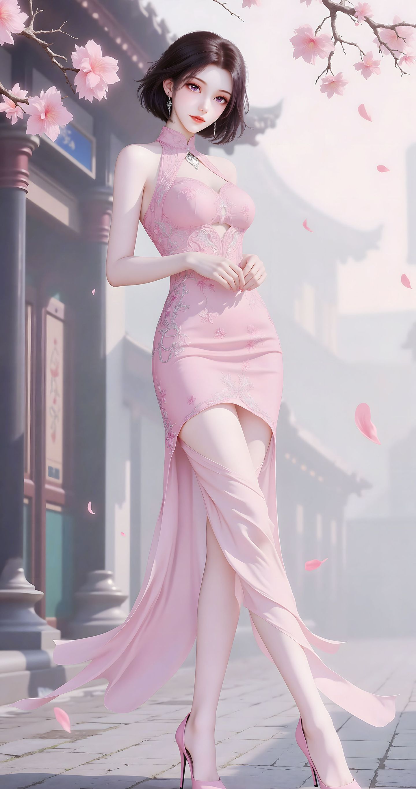动漫国漫女神美女壁纸 沙滩 居家 时尚