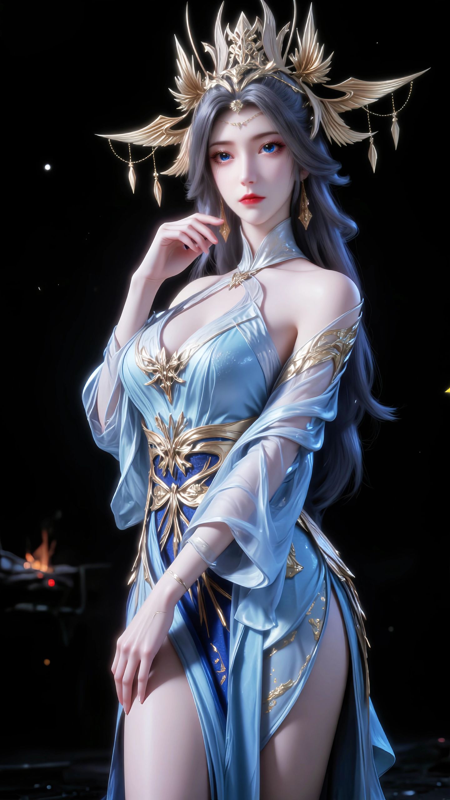宁雨蝶 国漫女神 动漫美女高清壁纸 黑丝