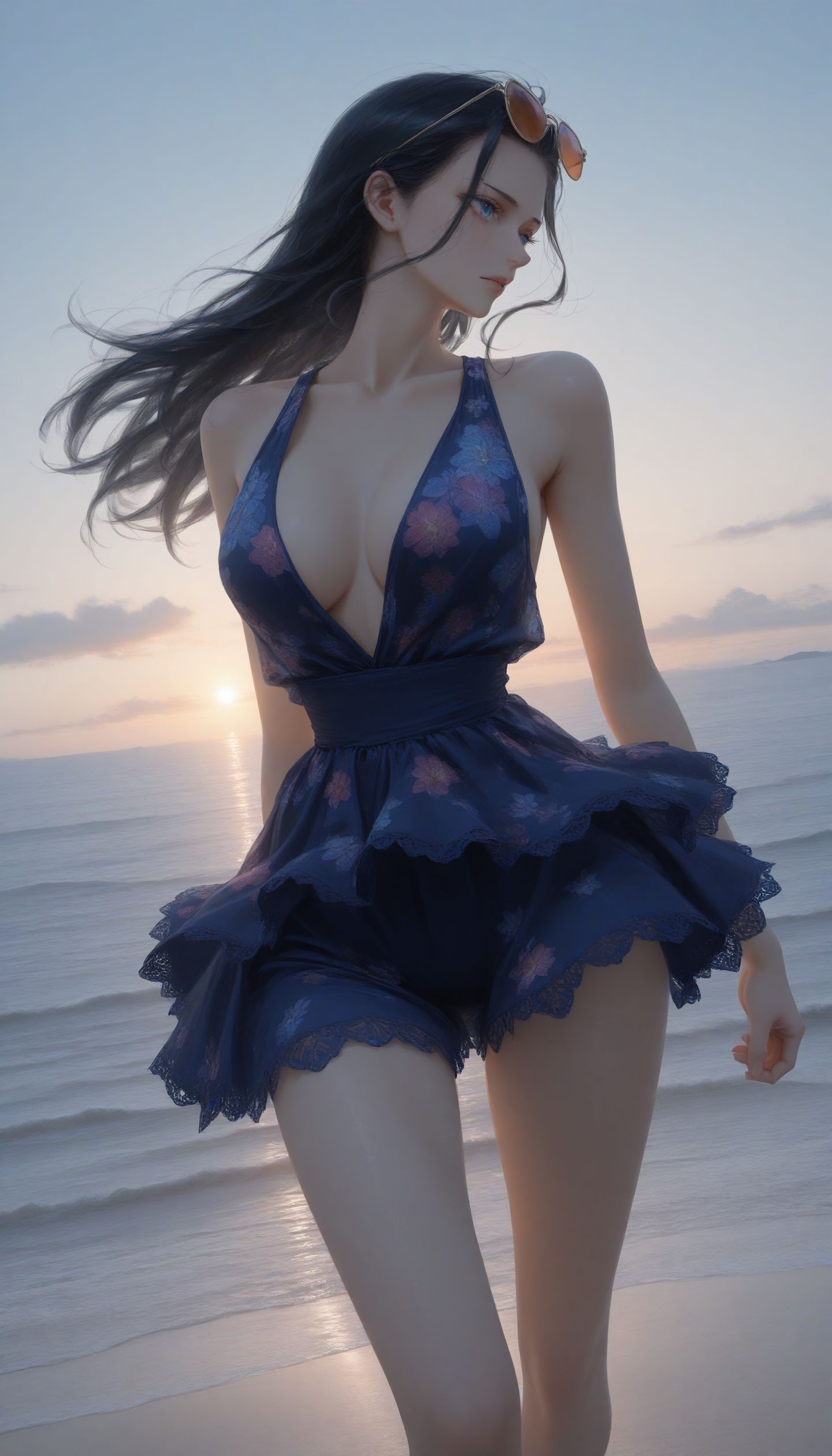 妮可罗宾唯美风 海贼王日漫