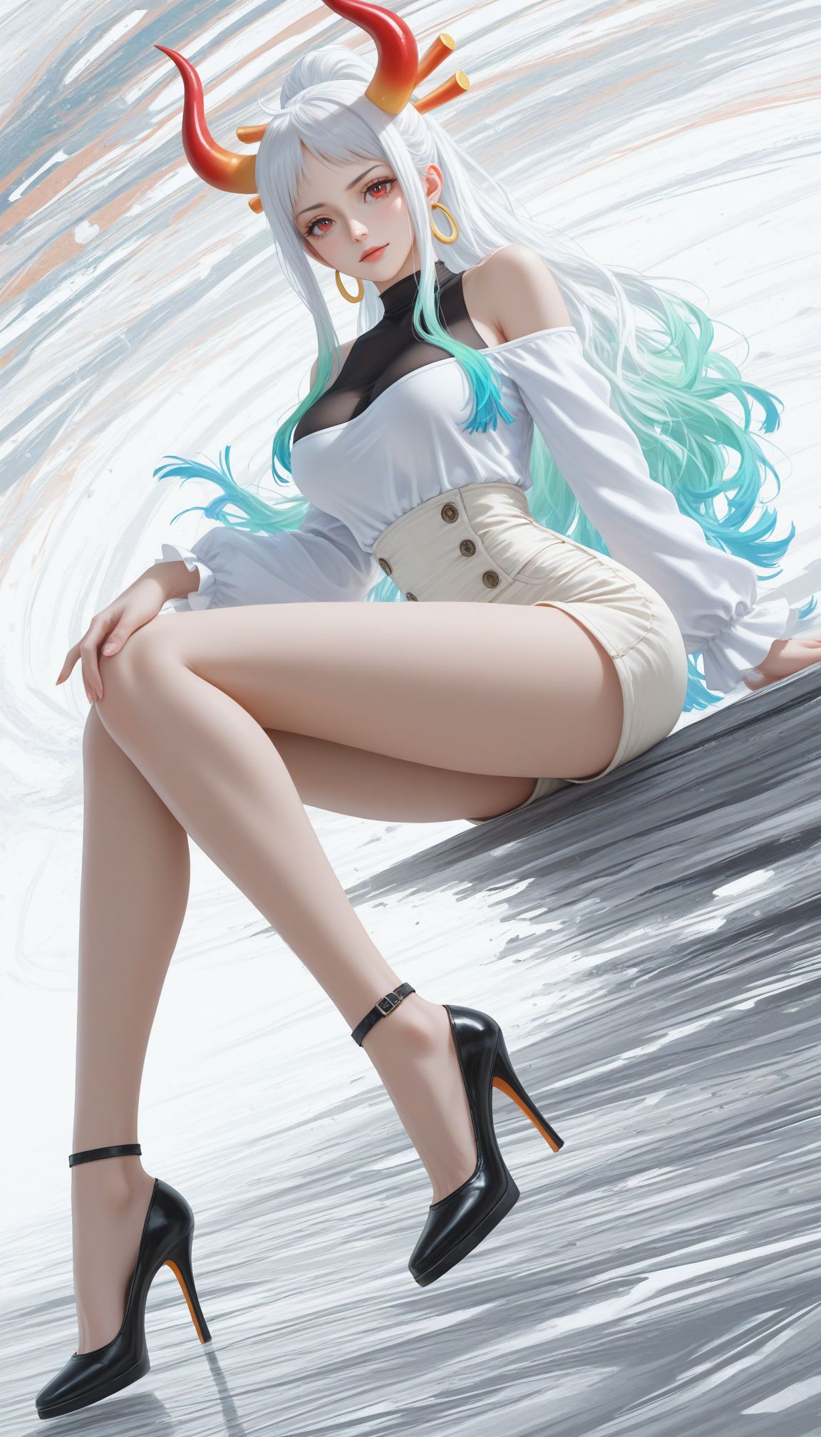 海贼王大和特辑 二次元 ai绘画壁纸