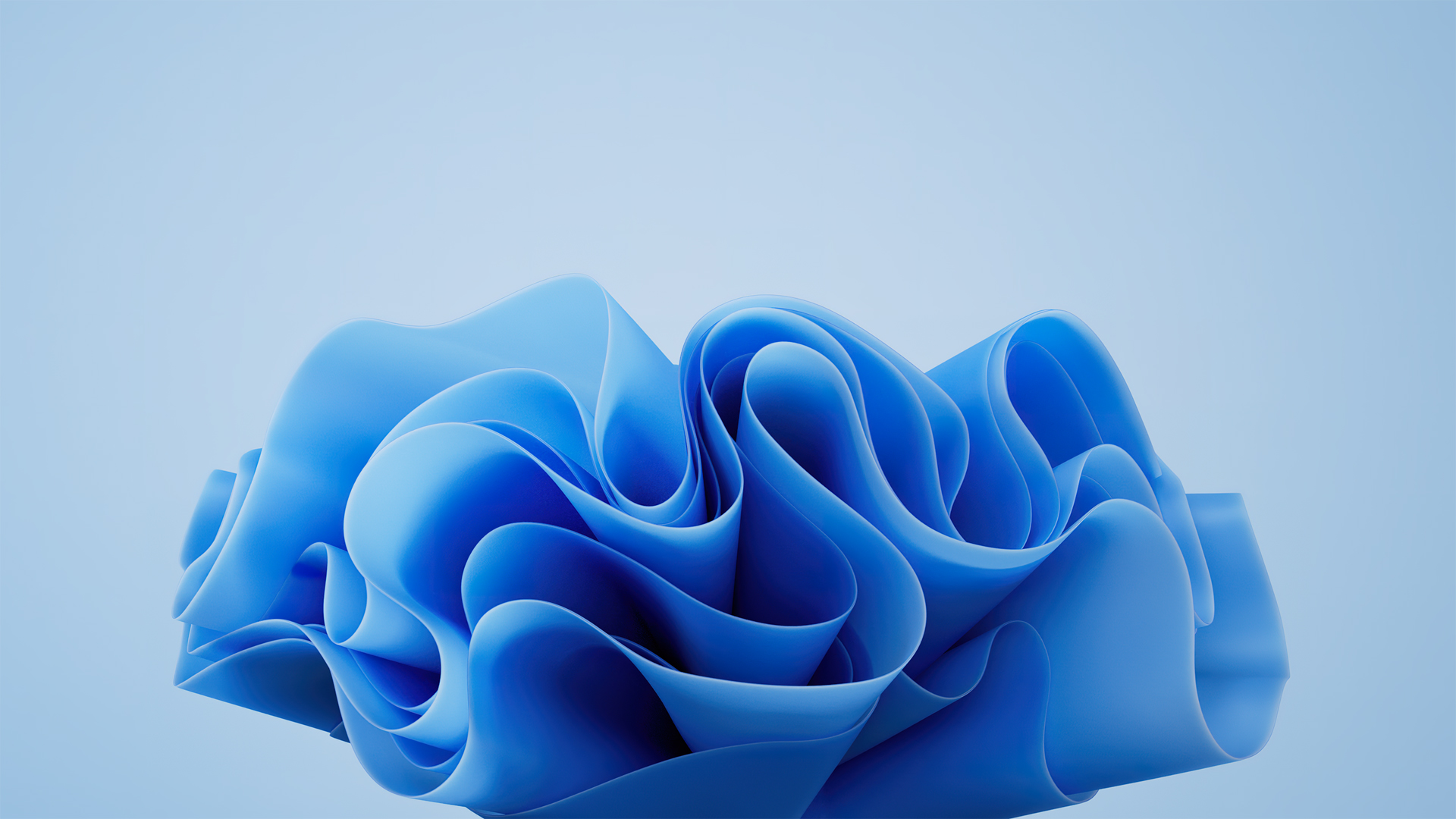 3d Windows 11 蓝色 桌面壁纸