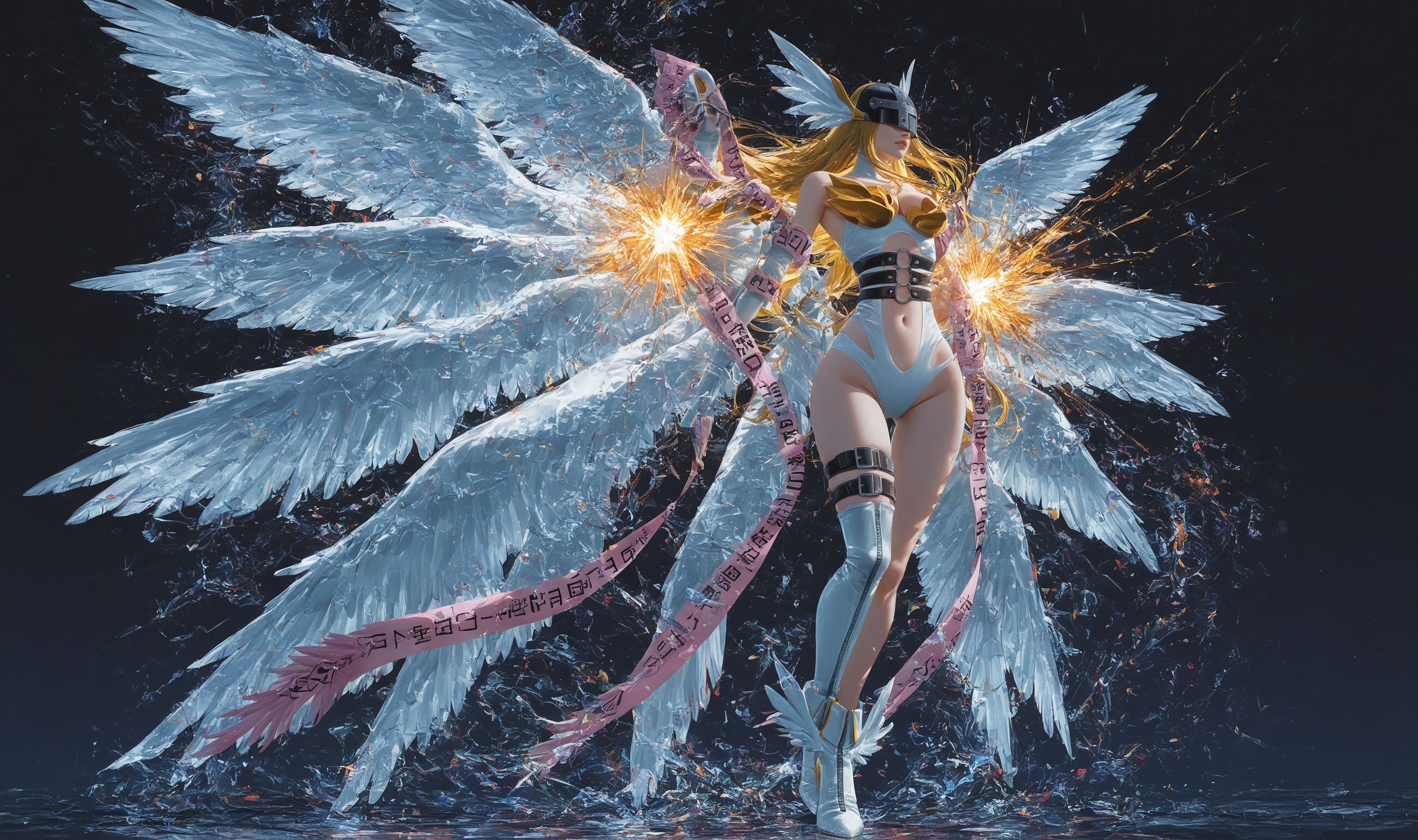 数码宝贝天女兽 二次元日漫壁纸 动漫二创2