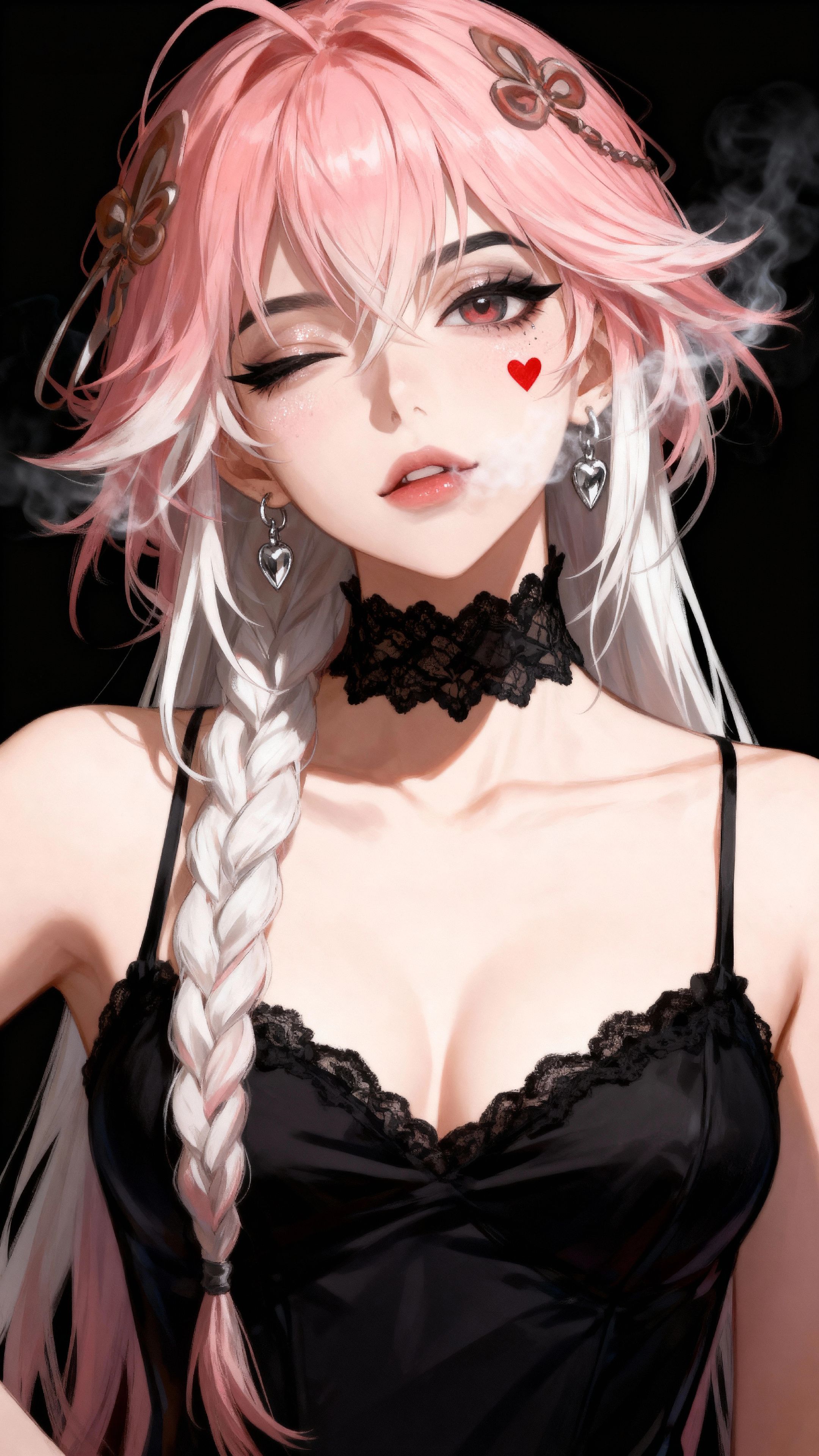 二次元游戏鸣潮 御姐壁纸 长离 黑色背景