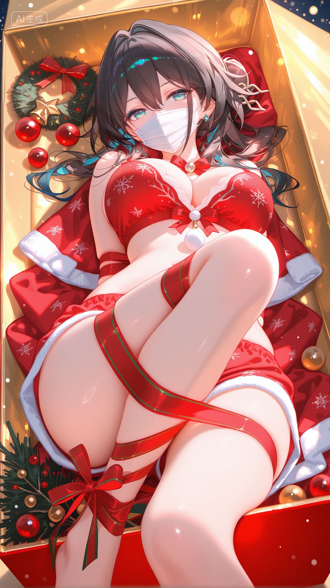 阮梅 镜流 崩坏星穹铁道二次元游戏美女角色 圣诞节主题