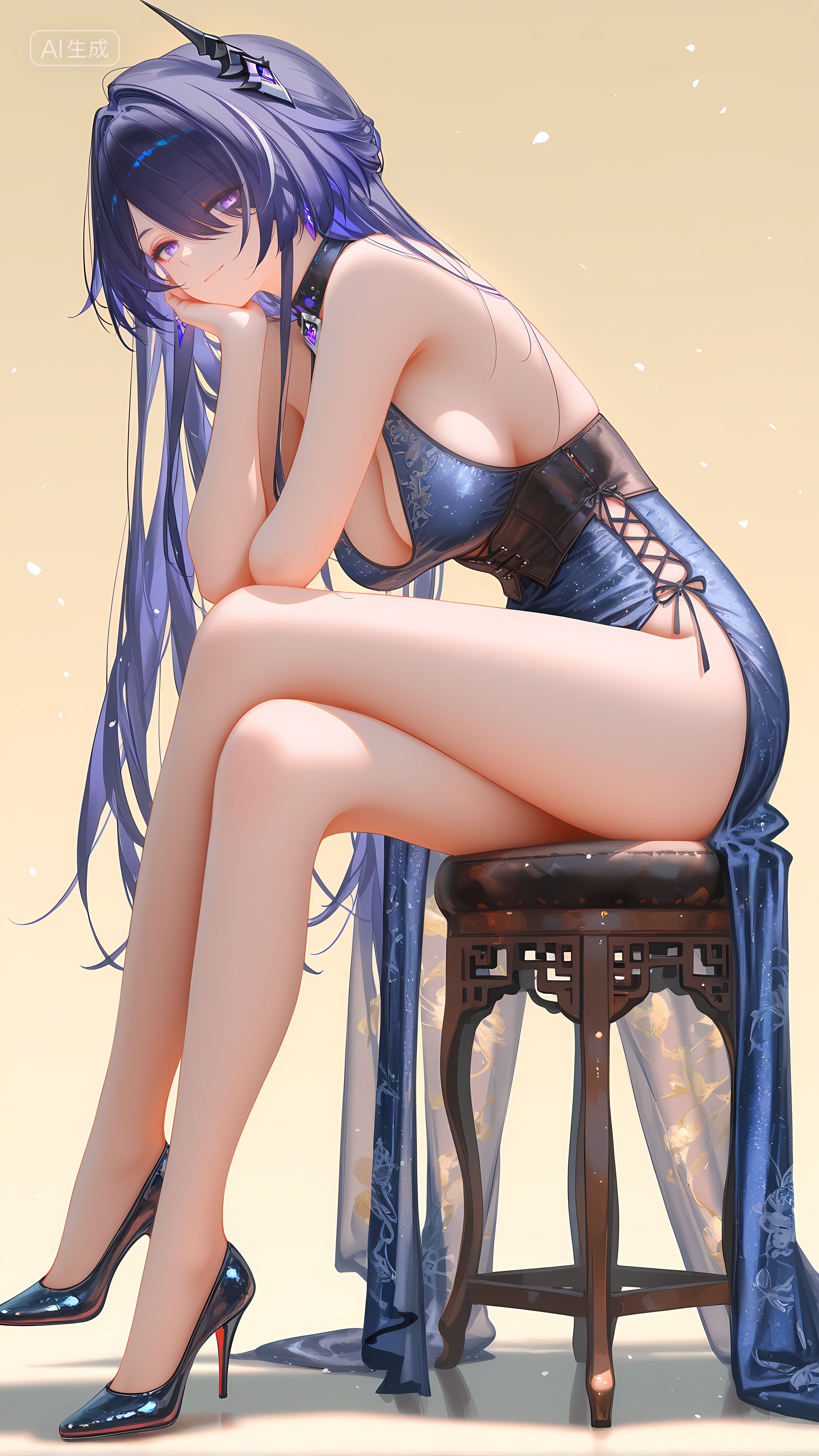 崩坏星穹铁道 黄泉 二次元美女 渔网袜 丝袜黑丝 皮衣