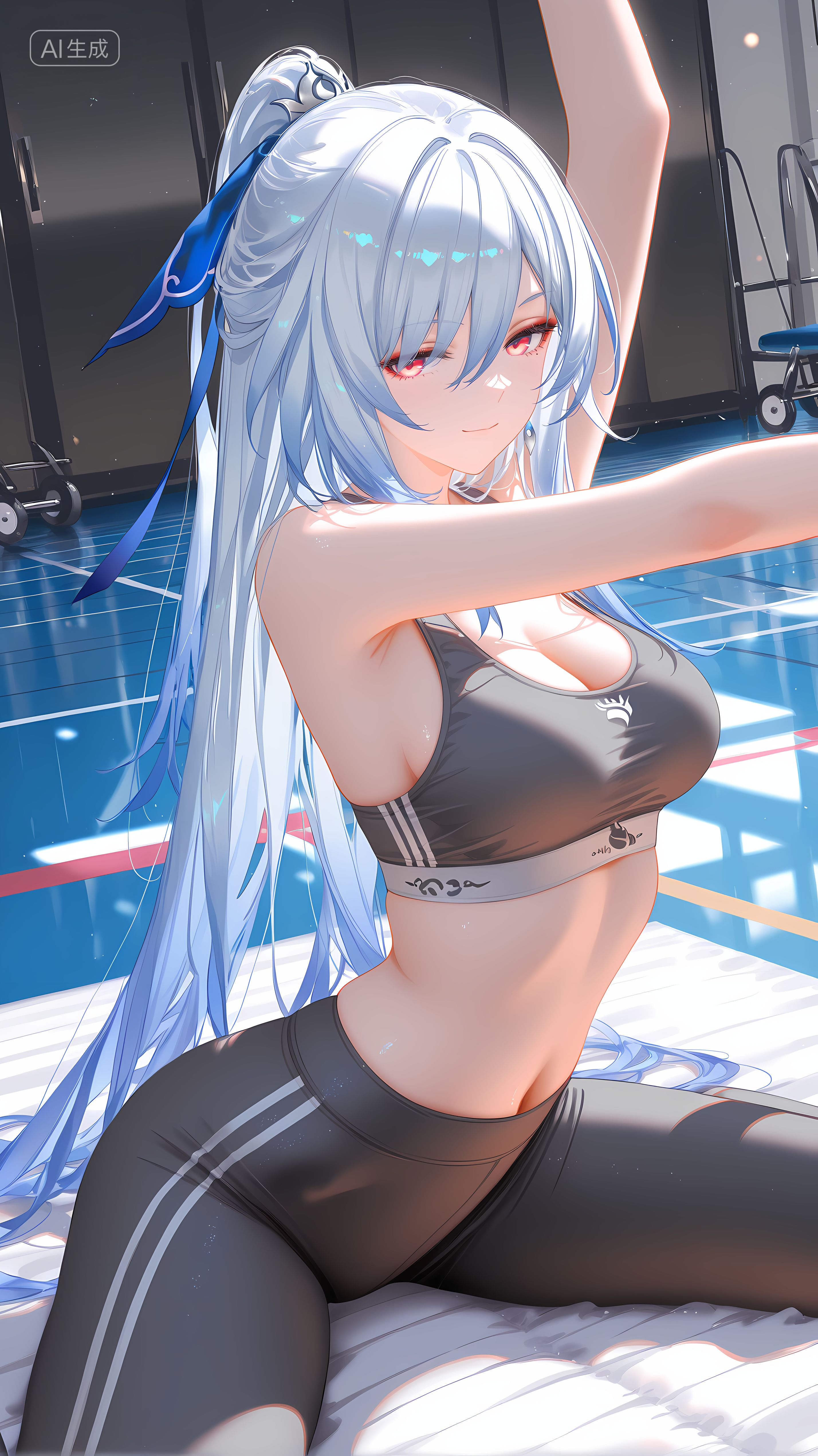 崩坏星穹铁道 校园里的镜流 裙子JK 丝袜黑丝