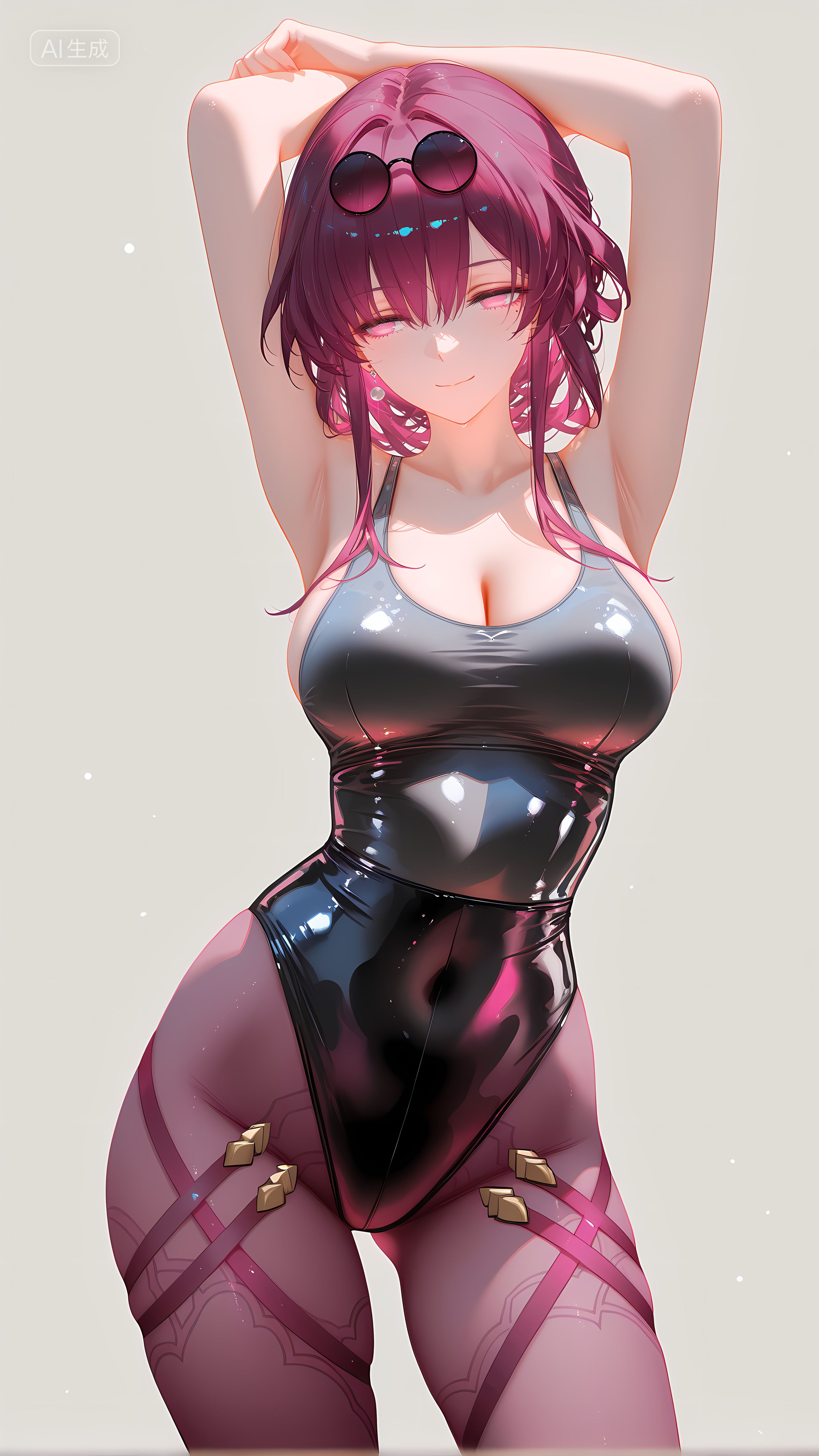 运动健身的卡芙卡 崩坏星穹铁道 瑜伽裤