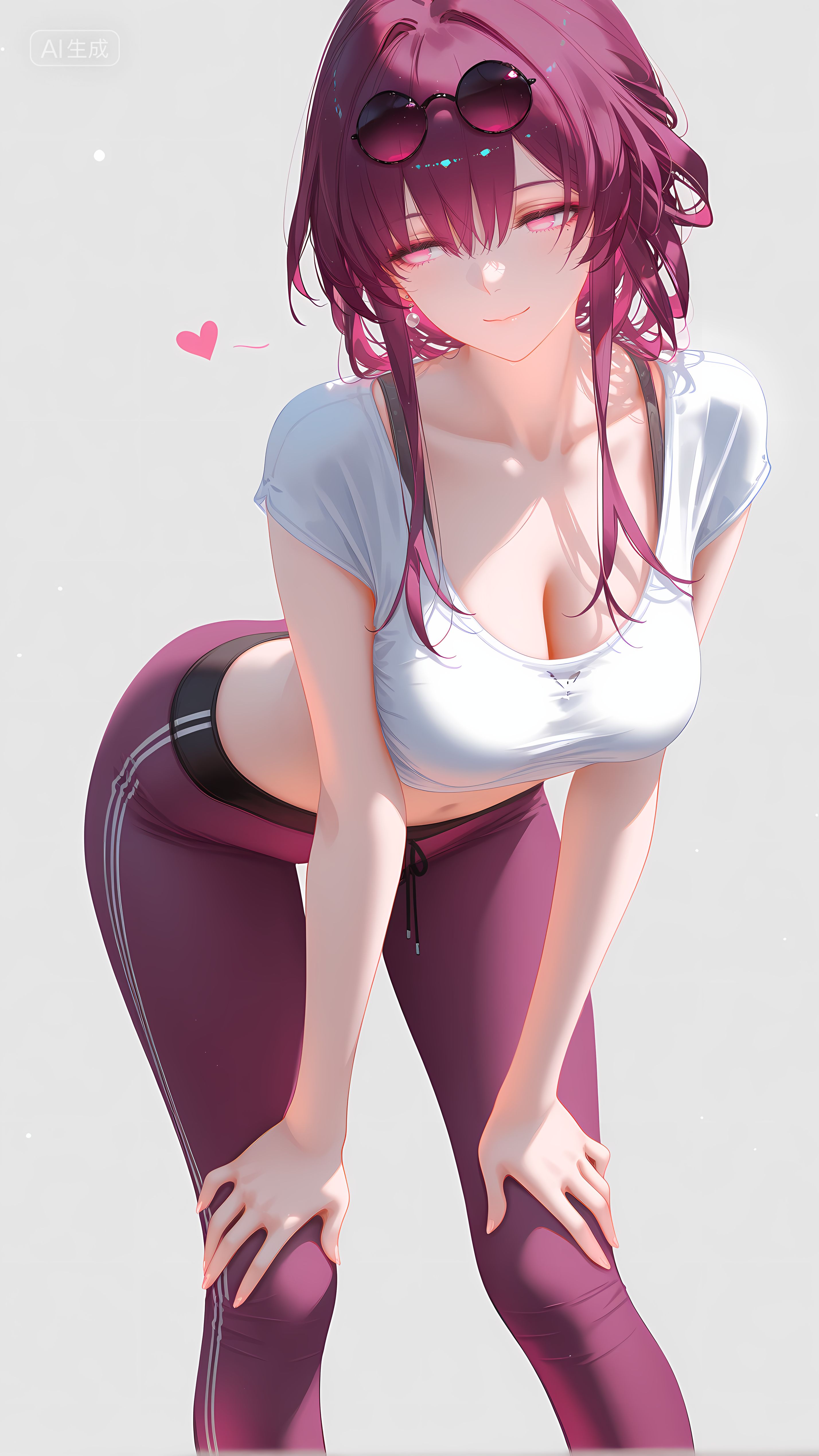 崩坏星穹铁道 卡芙卡 连体皮衣 瑜伽裤 身材