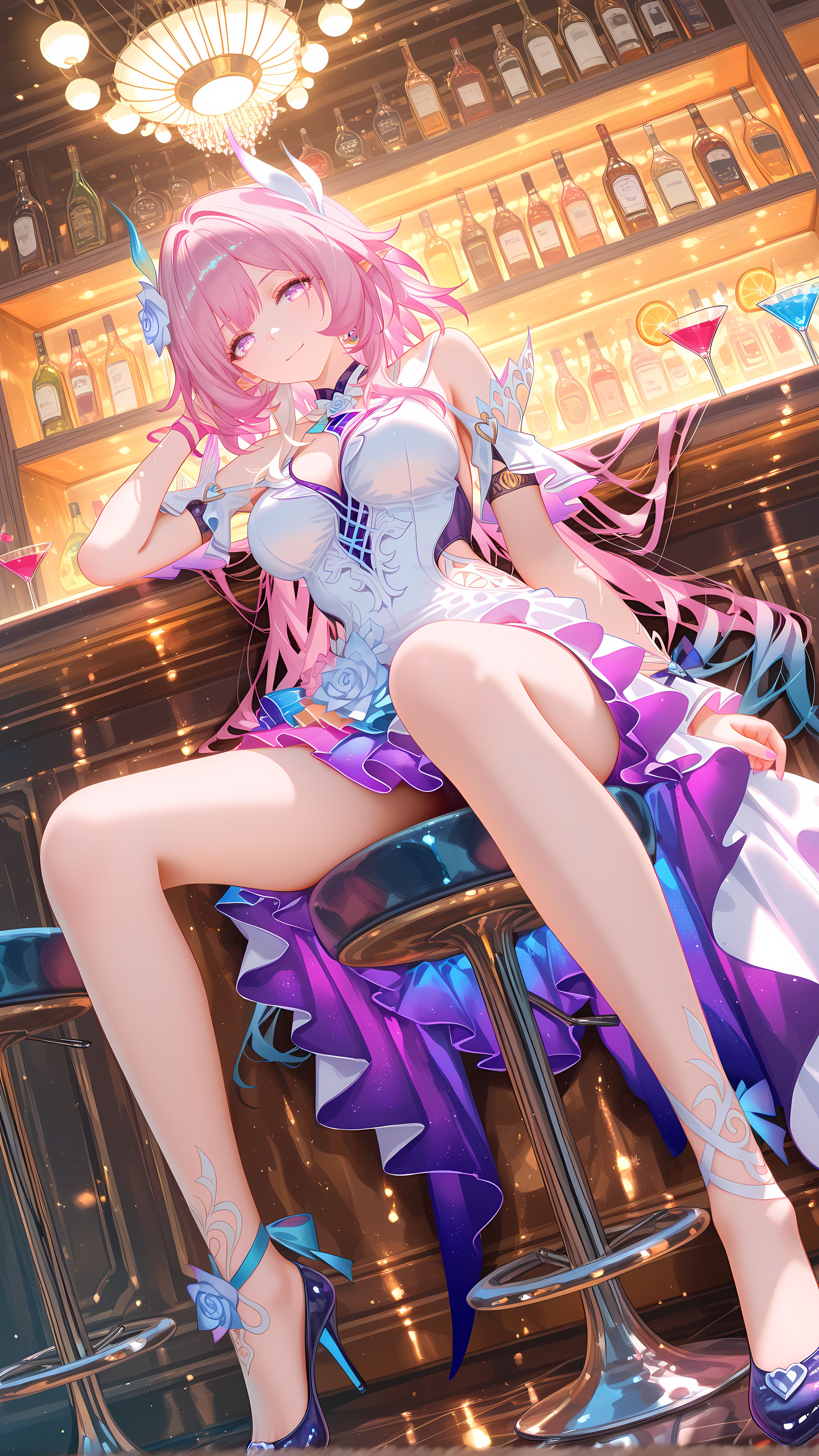 崩坏星穹铁道角色昔涟 手机游戏 粉色主题 手机壁纸