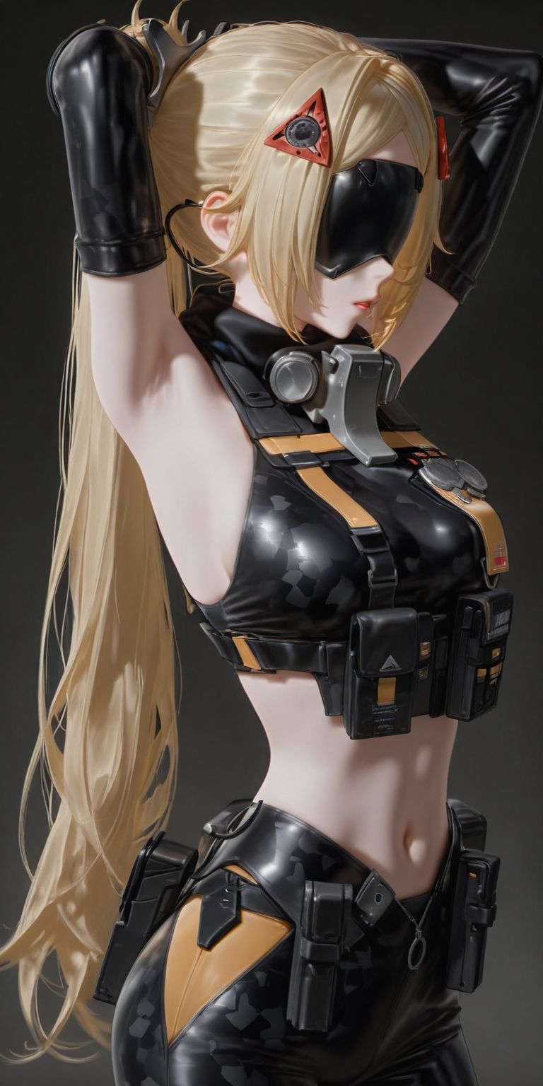 绝区零扳机 ai绘画 二次元游戏 枪 战斗服