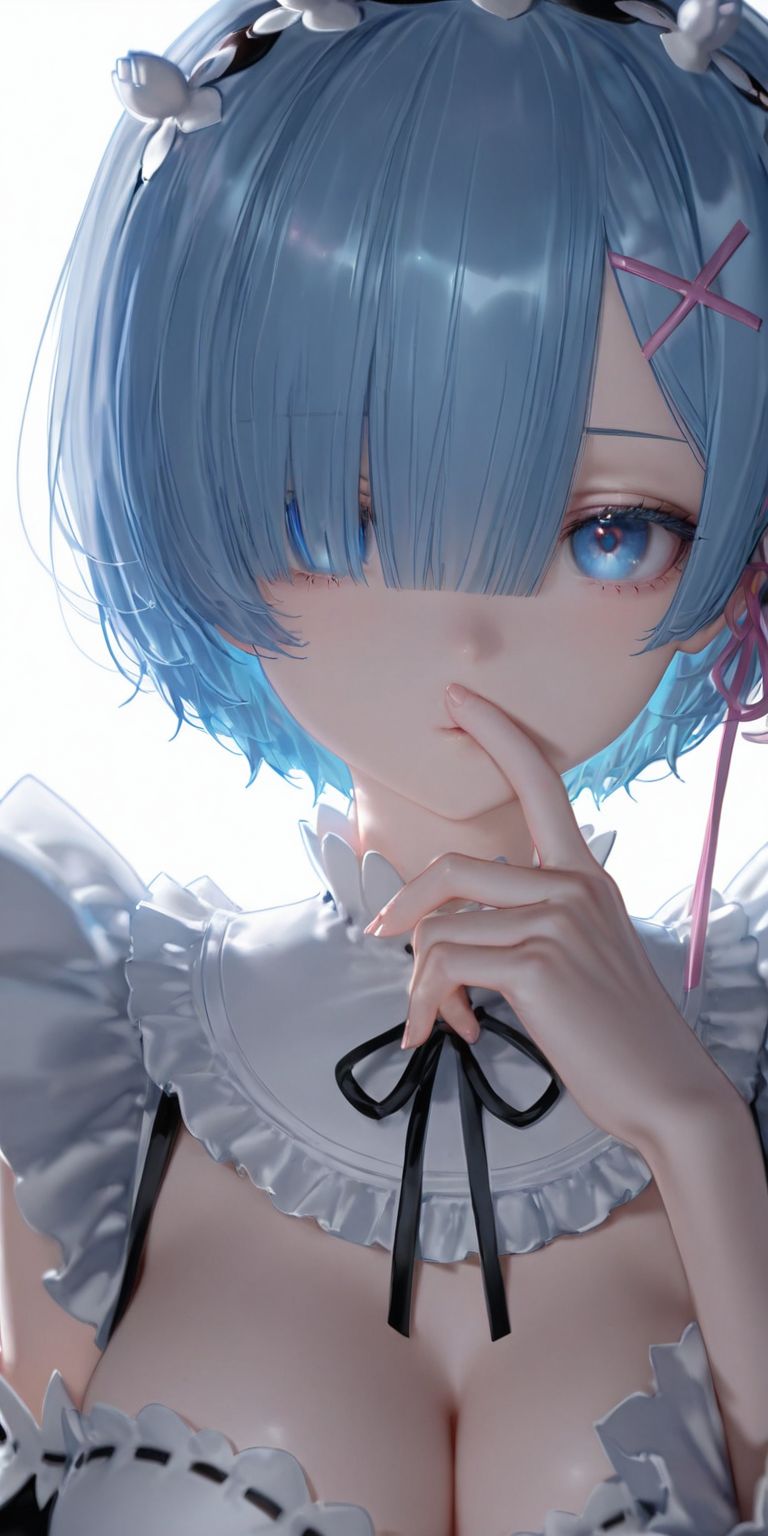 蕾姆 动漫二次元人物 从零开始的异世界生活 ai绘画