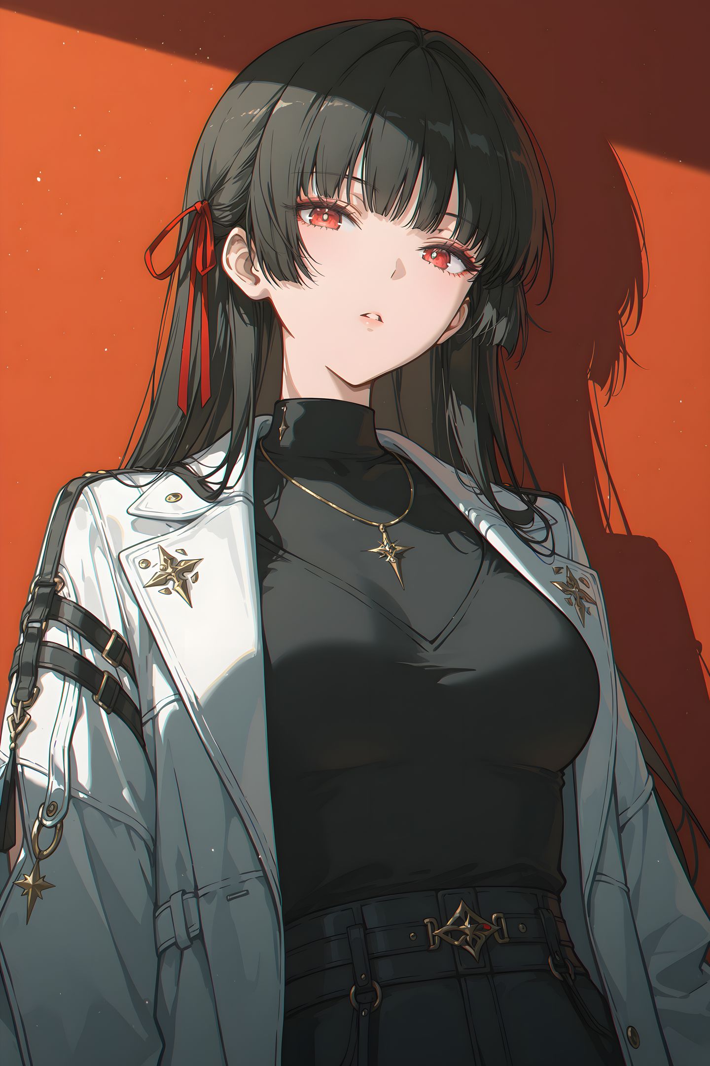 鸣潮女团 ai绘画 现代时尚穿搭 好好看