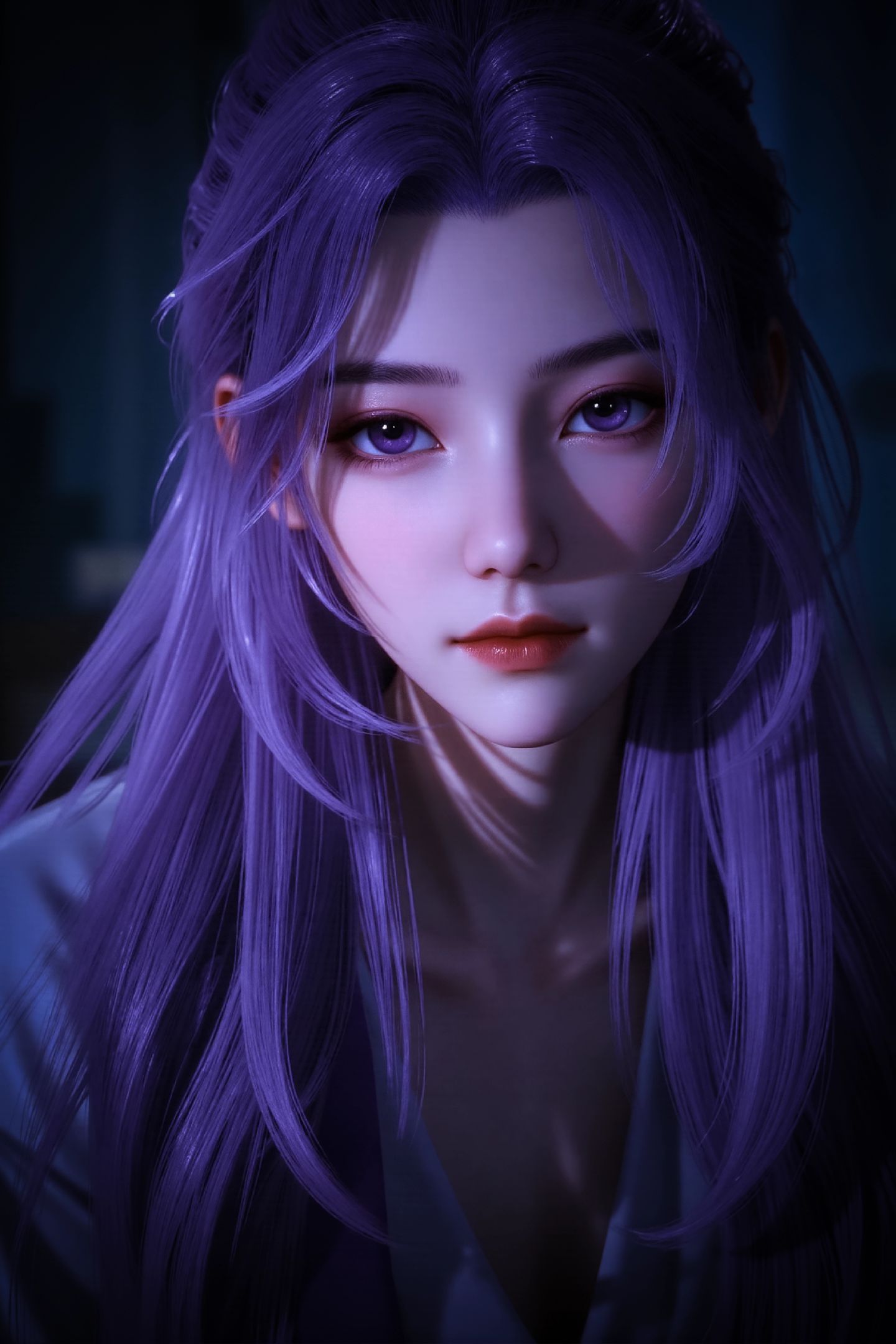 师兄啊师兄 云霄仙子 紫色很有韵味 国漫女神 这也太好看了