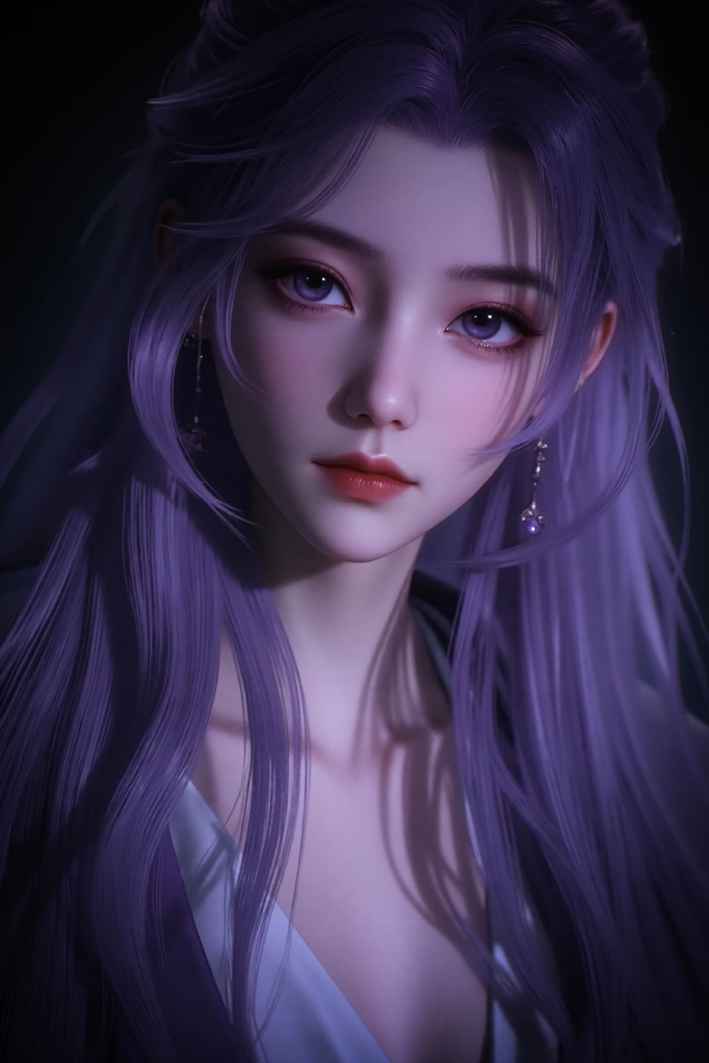 师兄啊师兄 云霄仙子 紫色很有韵味 国漫女神 这也太好看了