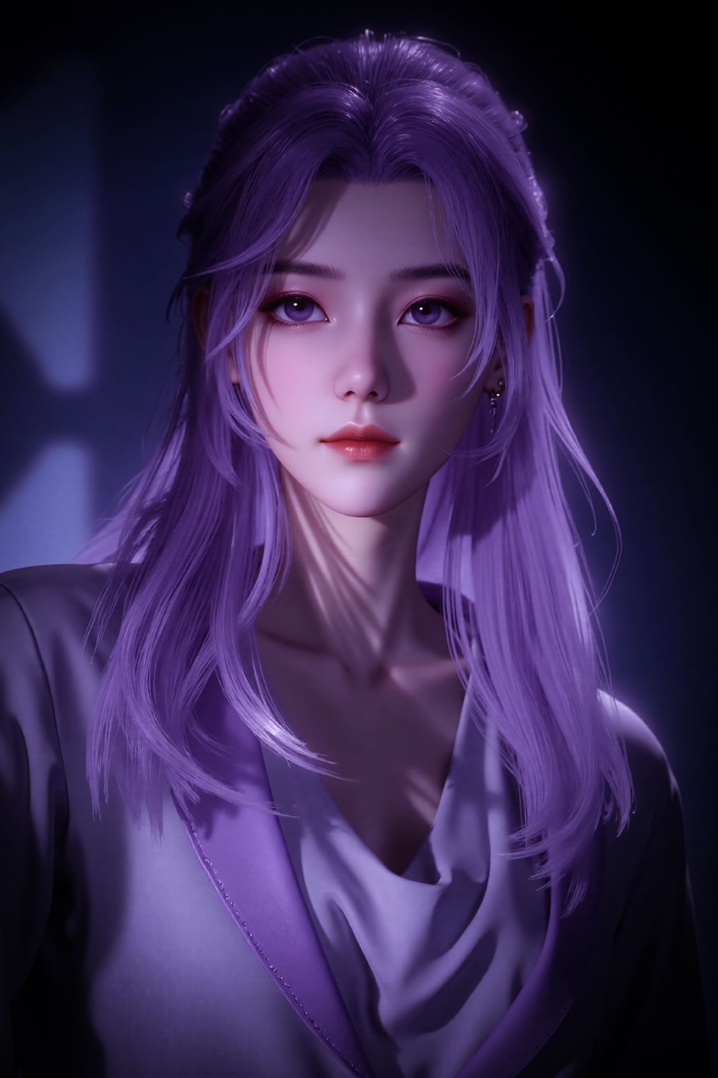 师兄啊师兄 云霄仙子 紫色很有韵味 国漫女神 这也太好看了