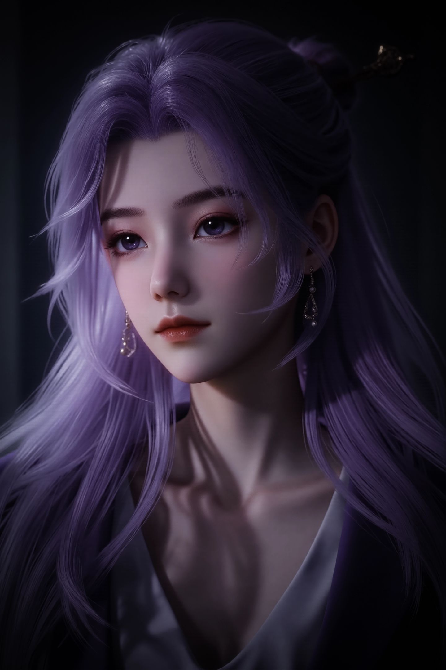 师兄啊师兄 云霄仙子 紫色很有韵味 国漫女神 这也太好看了