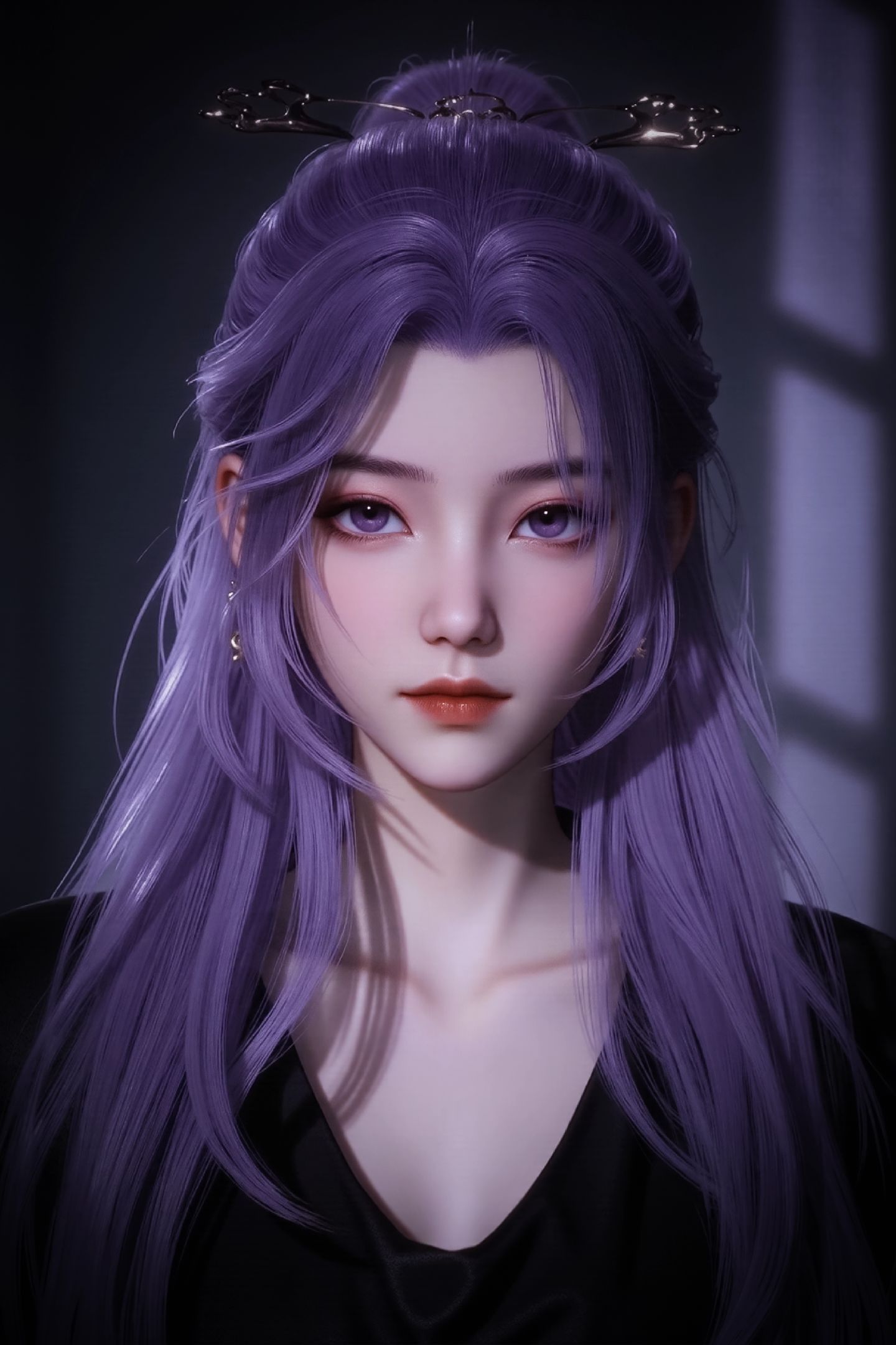 师兄啊师兄 云霄仙子 紫色很有韵味 国漫女神 这也太好看了